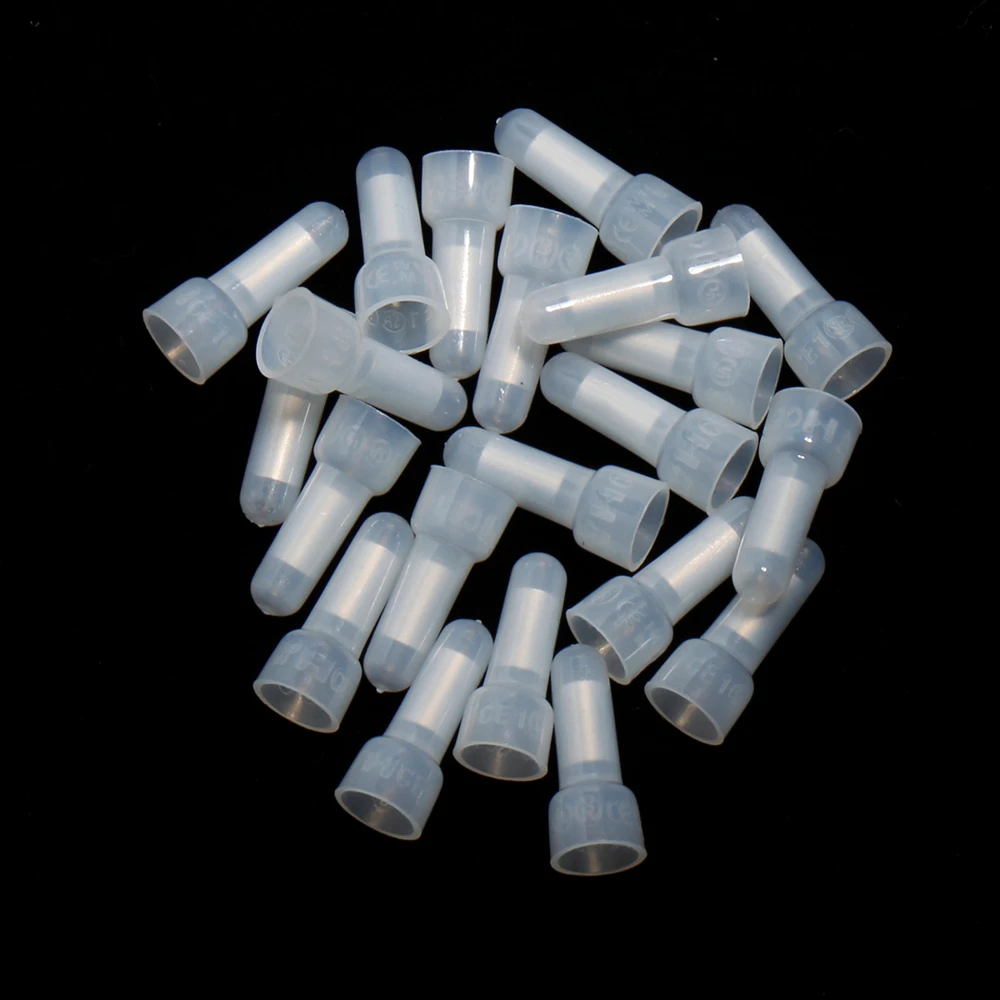 Conectores de cable de extremo cerrado, tapas de crimpado de nailon, Conector de empalme de línea cerrada, terminales de empalme de masa de volumen de terminador, 1000 Uds.