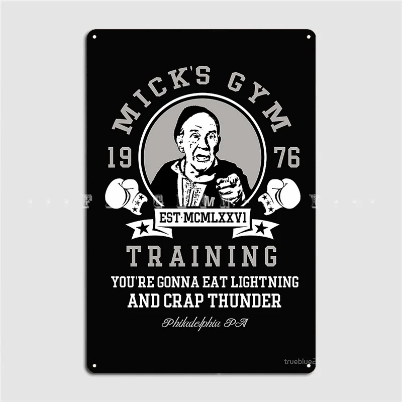 Mick's Gym Metal Sign Cinema Kitchen Wall Printing Wall Plaque Tin Sign Poster