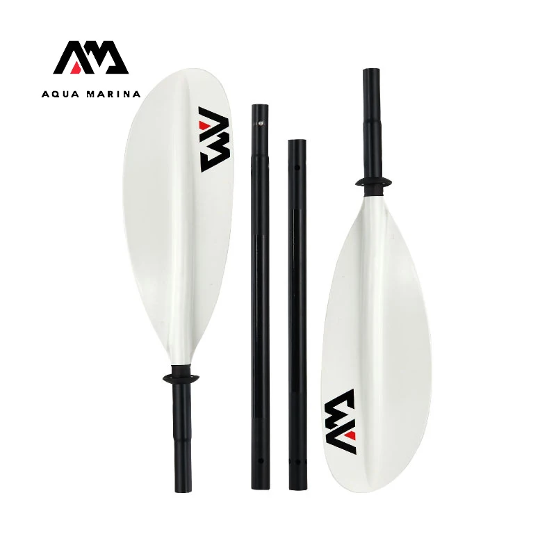 AQUA MARINA KP-1 Aluminum Alloy Canoeing Double Bladed Paddle 4-section Surf Board Rowing Oars Kayak Boat Parts 230cm