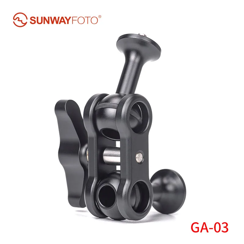 

SUNWAYFOTO GA-02/03 Magic Arm Mount 1/4" Thread Screw for LCD Monitor/LED Lights/Super Clamp