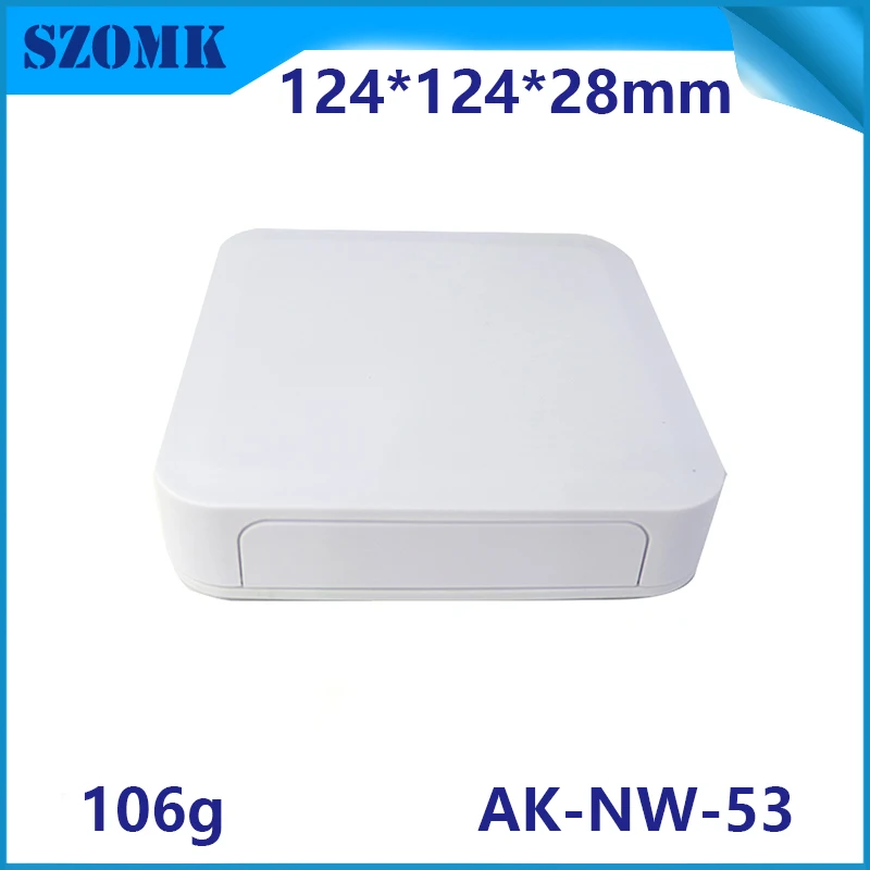 SZOMK New Design Electronics WIFI Router Plastic Enclosure ABS Plastic Junction Box Electrical Plastic Enclosure Housing