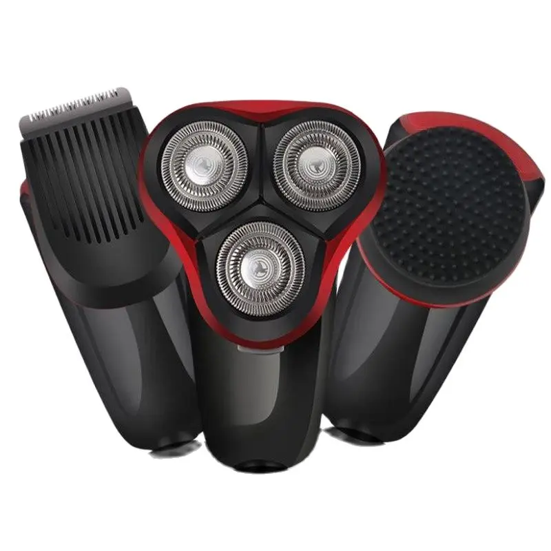 Washable Electric Bald Head Shaver 3D Razor Face Trimmer Man Grooming Kit Self Skull Clipper Haircut Baldhead Shaving Machine