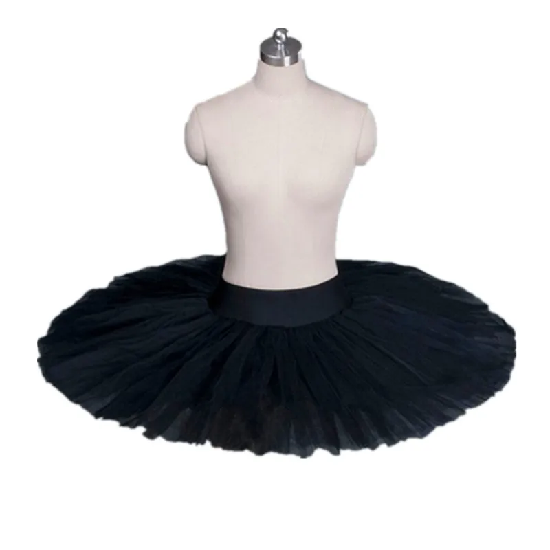 Tutu di balletto professionale adulto bambino rigido Pancake mezza Tutu di balletto ragazze pratica Tutu gonne bambini piatto bianco Tutu 6 strati