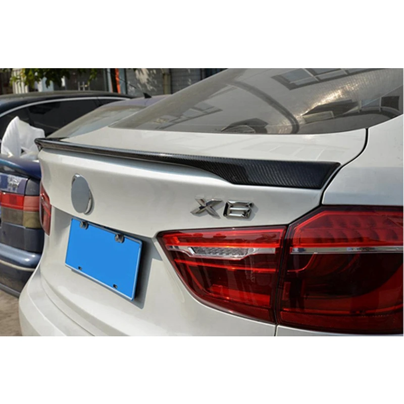 

MP Style Carbon Fiber Spoiler FRP Black Color Tail Spoiler Auto Accessories for BMW F16 X6 2015-2019