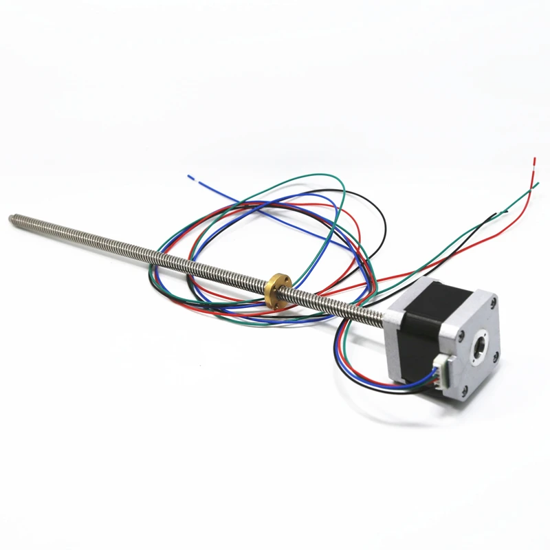 Imagem -05 - Parafuso Haste Linear Stepper Stepping Motor com Tr8x8 p2 X295 mm Eixo Srew para Impressora 3d Jl42hs401004yal Nema17 4.8kg.cm 1a 42 mm