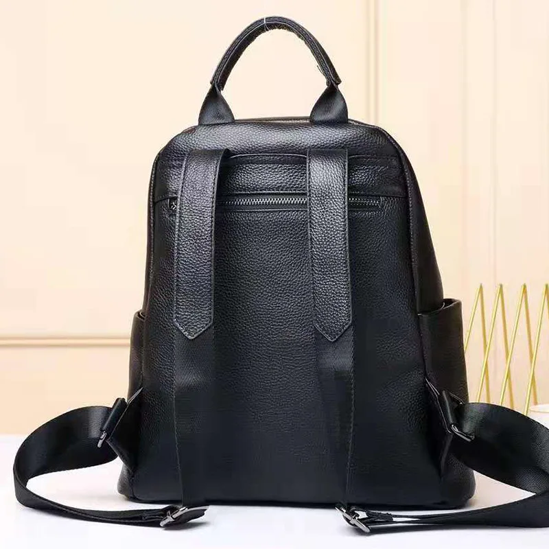 Genuine leather HandBags 2022 Trend New ladies Backpack Designer Casual All-Match Shoulder bag large capacity shoulder bag