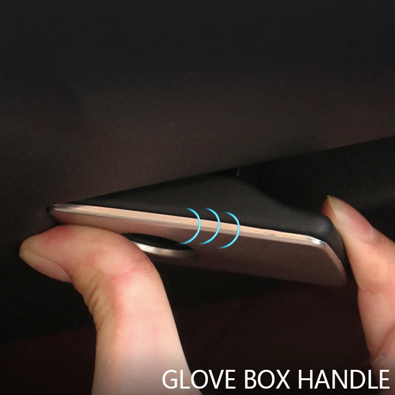Car Interior Glovebox Decorative Covers Trim Chrome Stainless Steel Sequins Strip Ticker For Volvo XC60 S60 V60 S80 2012-2017