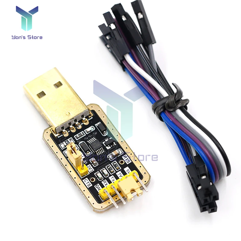 Mini CH340 RS232 Module Chuyển Đổi USB To TTL Cổng Nối Tiếp 3.3V/5V Có Đèn Báo Nguồn Cho Bộ-Hộp/Router Nâng Cấp Firmware