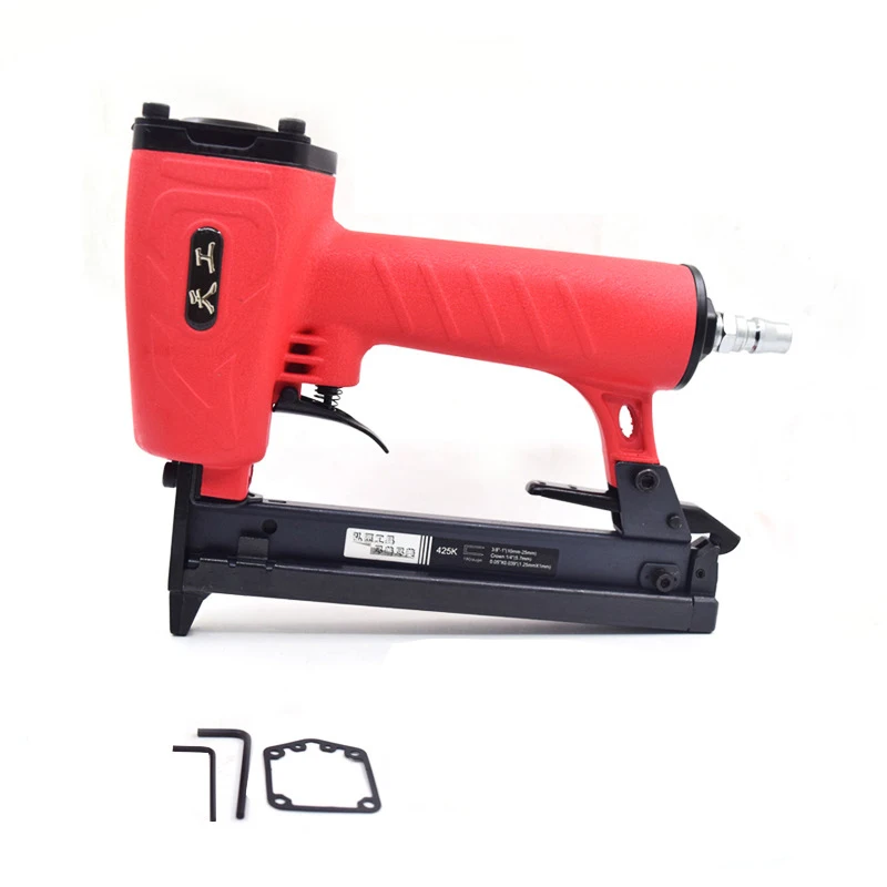 

425K Air Nailer Gun Pneumatic U Type Metal Rattan Gun Aluminum Pole Furniture 410K 413K 416K 418K Staples