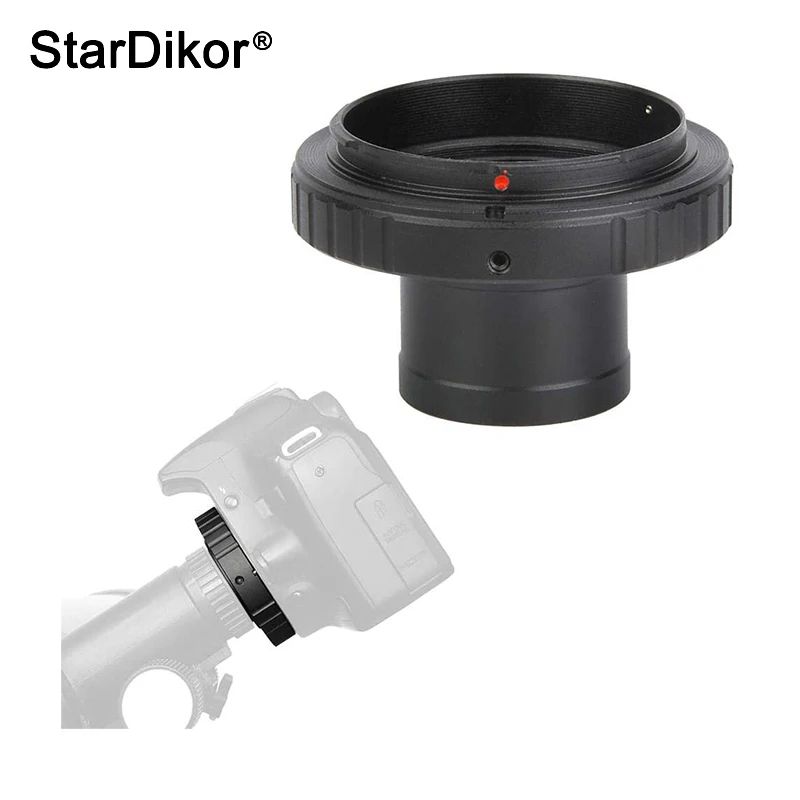 StarDikor 1.25 Inch Telescope Adapter T Ring Mount Set DSLR Camera Accessory For Canon EOS Nikon Sony Pentax Olympus Minolta