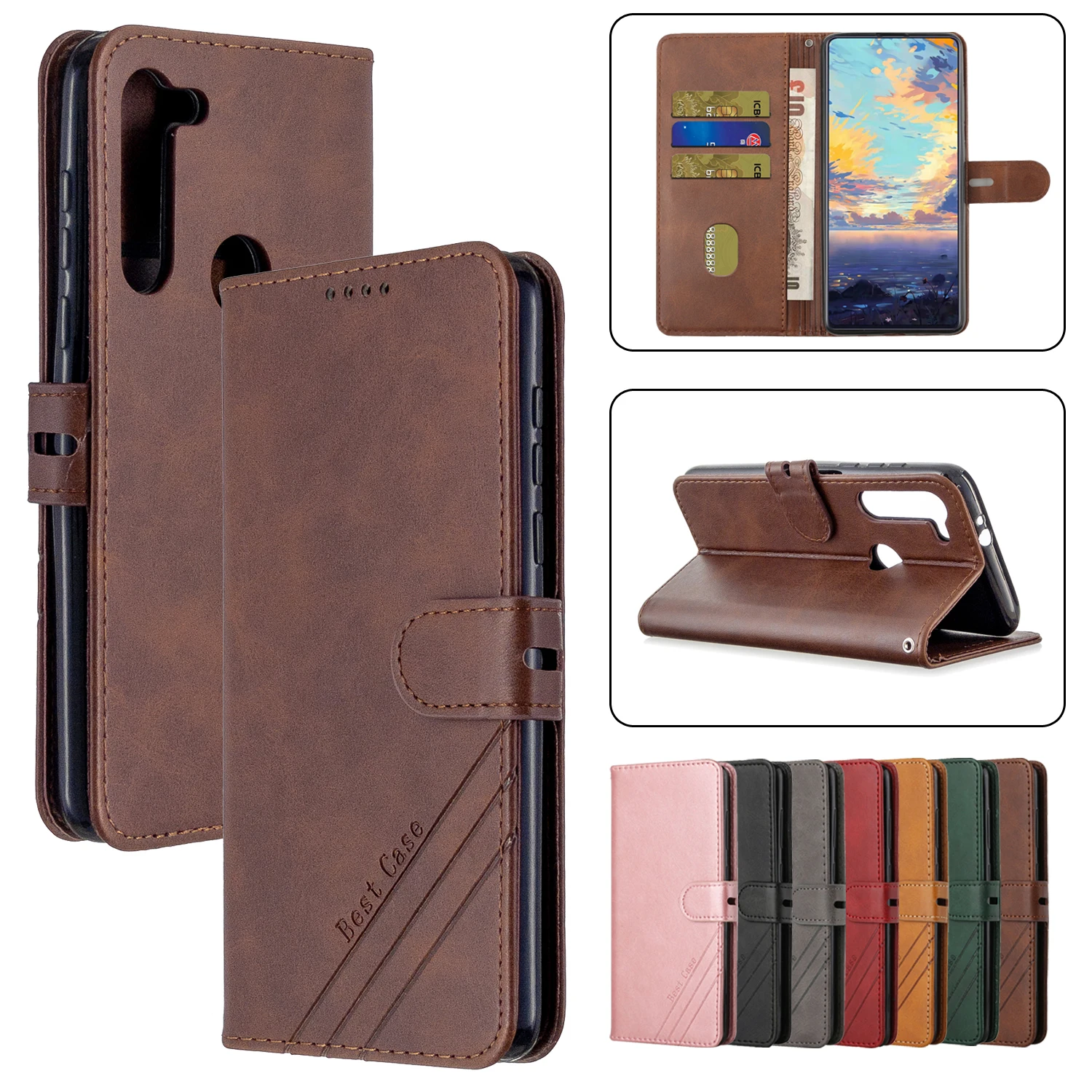 Leather Flip Case F…