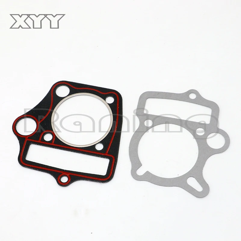 52mm Cylinder Head Kit for 110cc Engine Taotao Roketa Sunl ATV Dirt Bike Complete Cylinder Head Motorcycle Cylinder Head