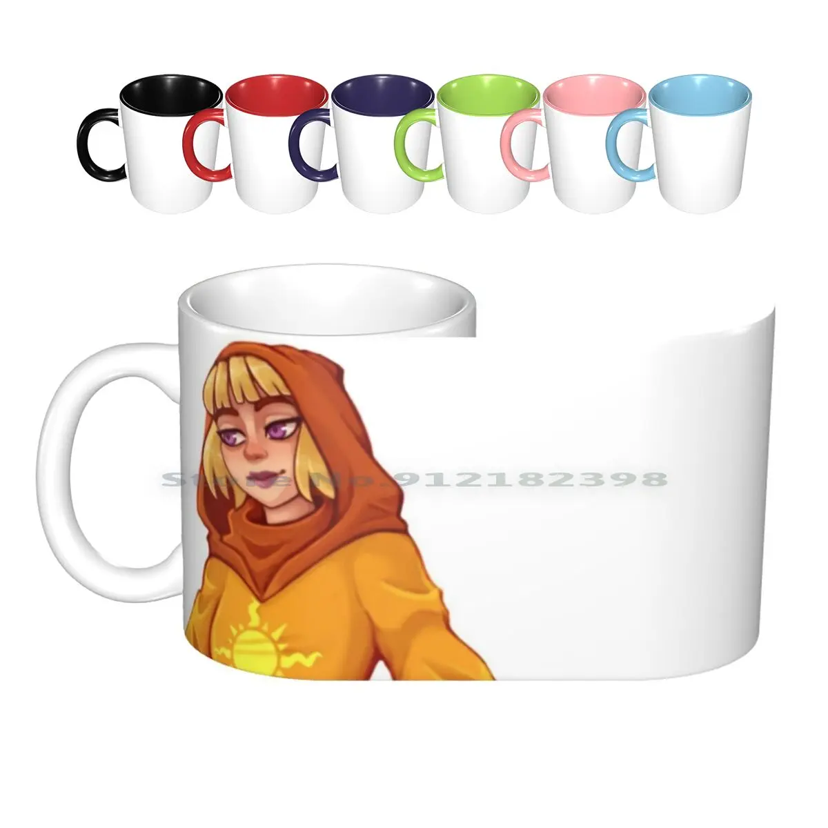 Rose Ceramic Mugs Coffee Cups Milk Tea Mug Homestuck Seer Of Light Rose Lalonde Human Girls Womens Blonde God Tier Yellow