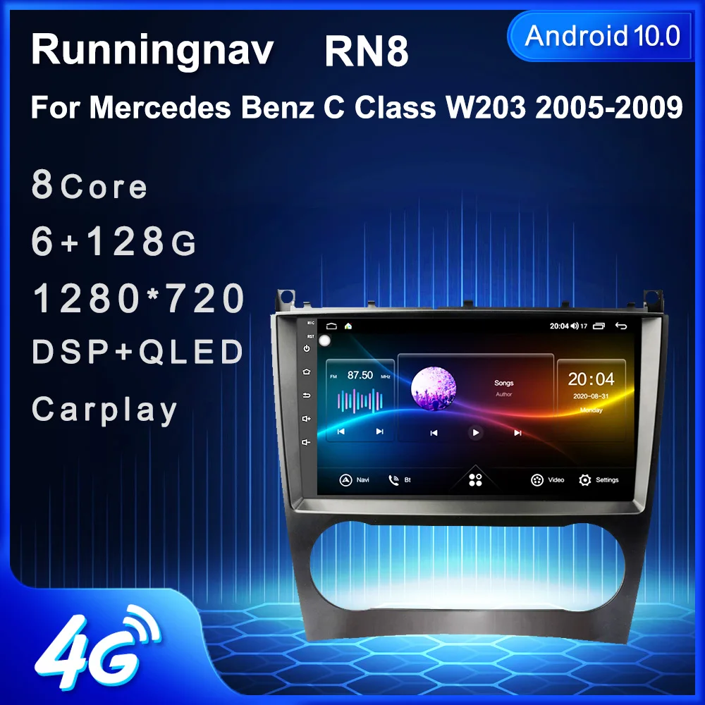 

For Mercedes Benz C Class W203 C200 C230 C240 C320 C350 CLK W209 Android Car Radio Multimedia Video Player Navigation GPS