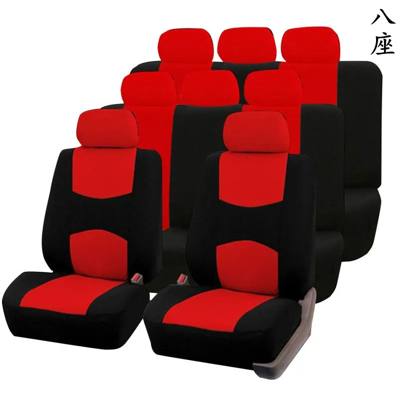 8 Seat 14PC Covers Car Seat Covers Full Set Car Seat Cushion Seat Covers Protector