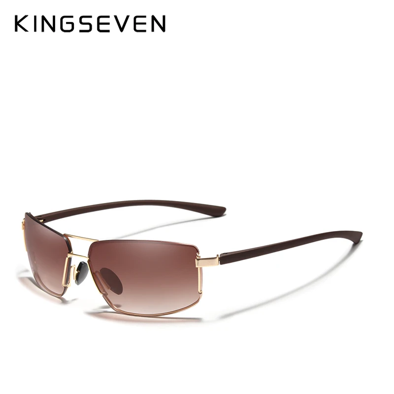 

KINGSEVEN Brand Design Sunglasses Men Driving Square Frame Sun Glasses Male Classic Unisex Goggles Eyewear Gafas