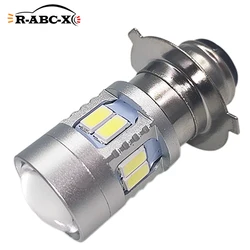 RUIANDSION 1 Pcs P15D-25-3 5730SMD LED Motorcycle Headlight Motorbike Moped Scooter Head Bulb DC 6V 12V 24V White 6000K 600Lm