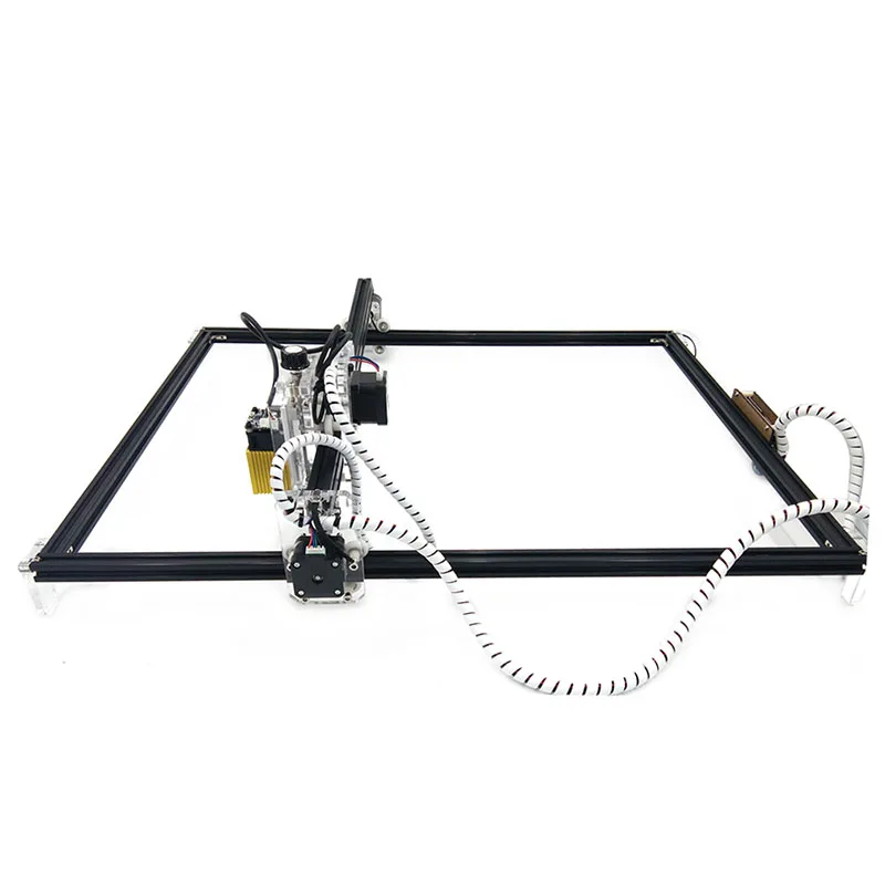 1pc 50*65cm Mini Blue CNC Laser Engraving Machine 2Axis DC 12V DIY Engraver Desktop Wood Router/Cutter/Printer+ Laser