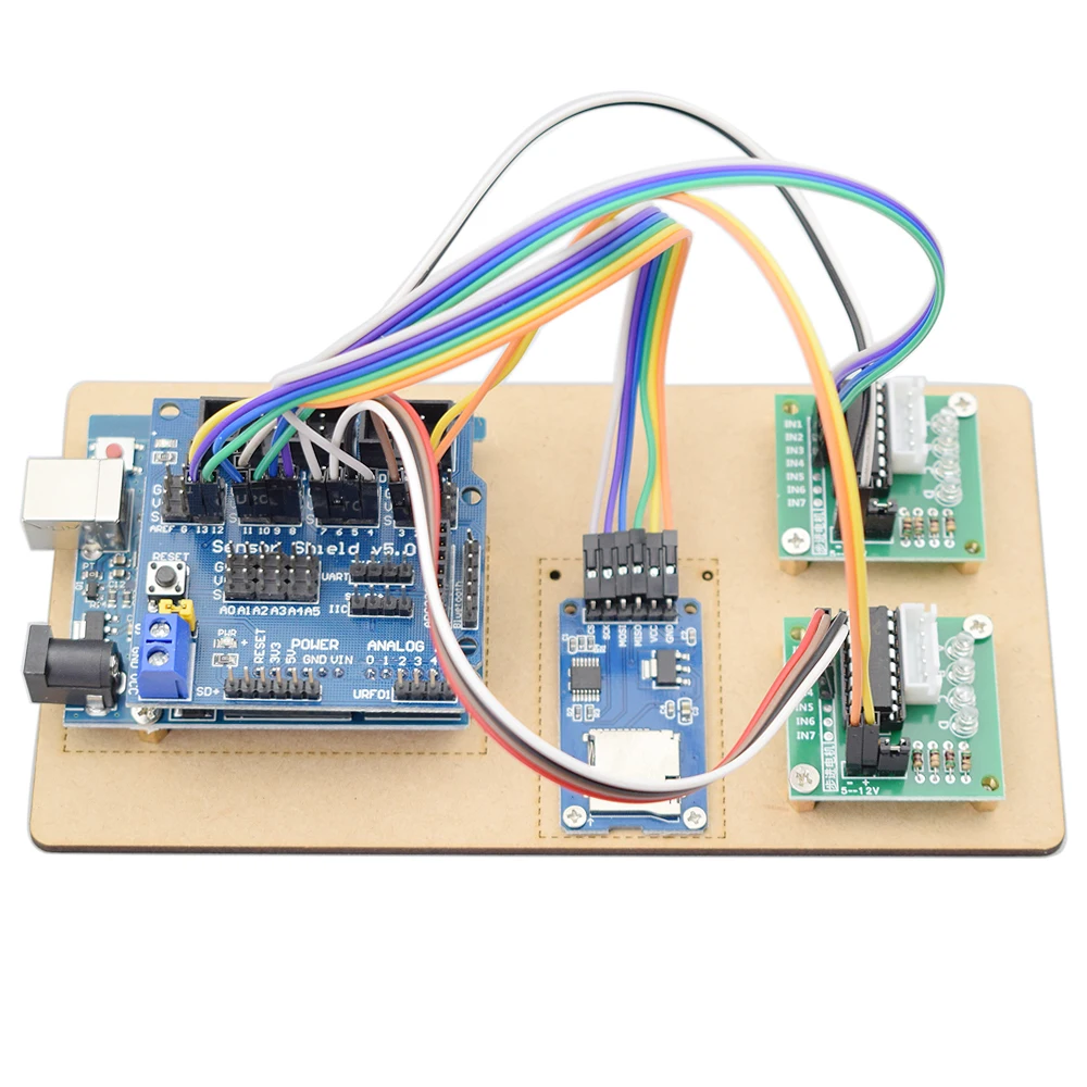 Arduino-Plotter de línea de tracción, pintura de dibujo de pared, Robot Maker, Kit de proyecto, juguete Stem DIY