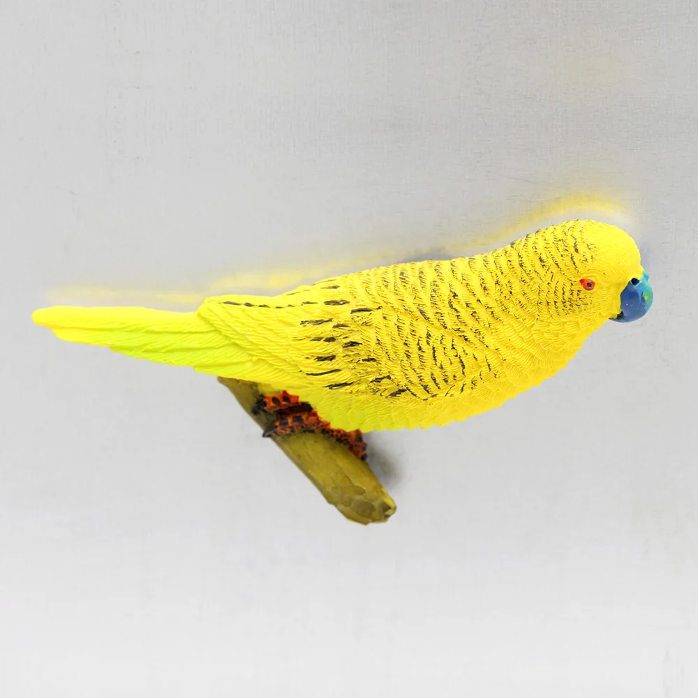 Simulation of parrot fridge magnet bird 3D magnetic refrigerator stickers for home decoration refrigerator magnets Creative gift
