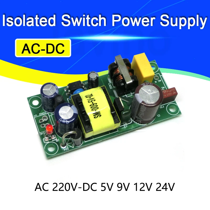 Izolowany przełącznik AC-DC Moduł zasilacza Konwerter 220V na 5V 9V 12V 15V 24V zasilacz impulsowy Moduł zasilacza 10W 12W