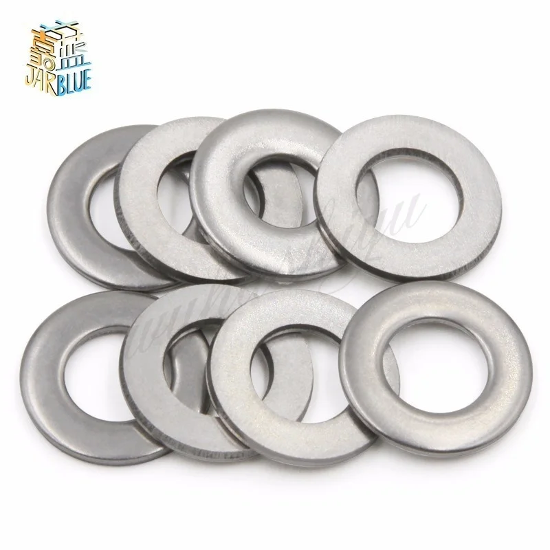 20/50Pcs M2.5 M3 M3.5 M4 M5 M6 M8 DIN9021 GB96 304/A2-70 Stainless Steel Large Size Flat Washer