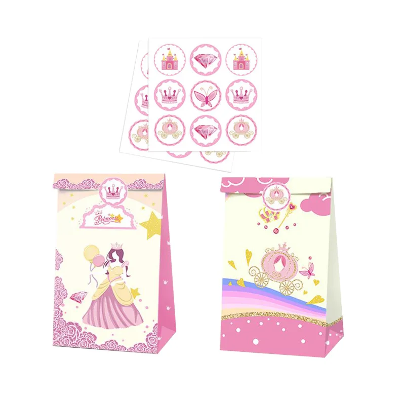 Princess Castle Paper Tray Paper Towel Set Birthday Party Balloon Decoration Carnival Decoration Wedding Anniversary 339