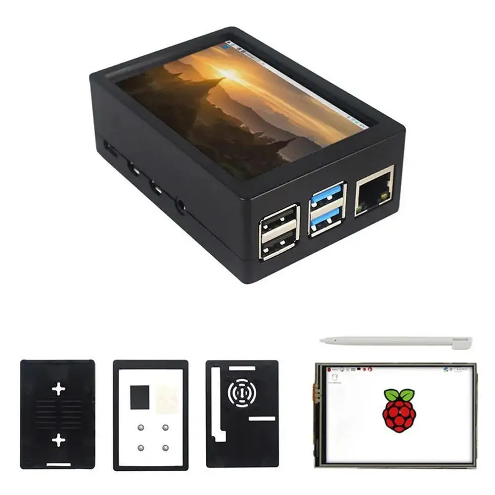 SOLLED-Kit de pantalla táctil para Raspberry Pi 4, 3,5 pulgadas, Tft, 480x320, 50fps