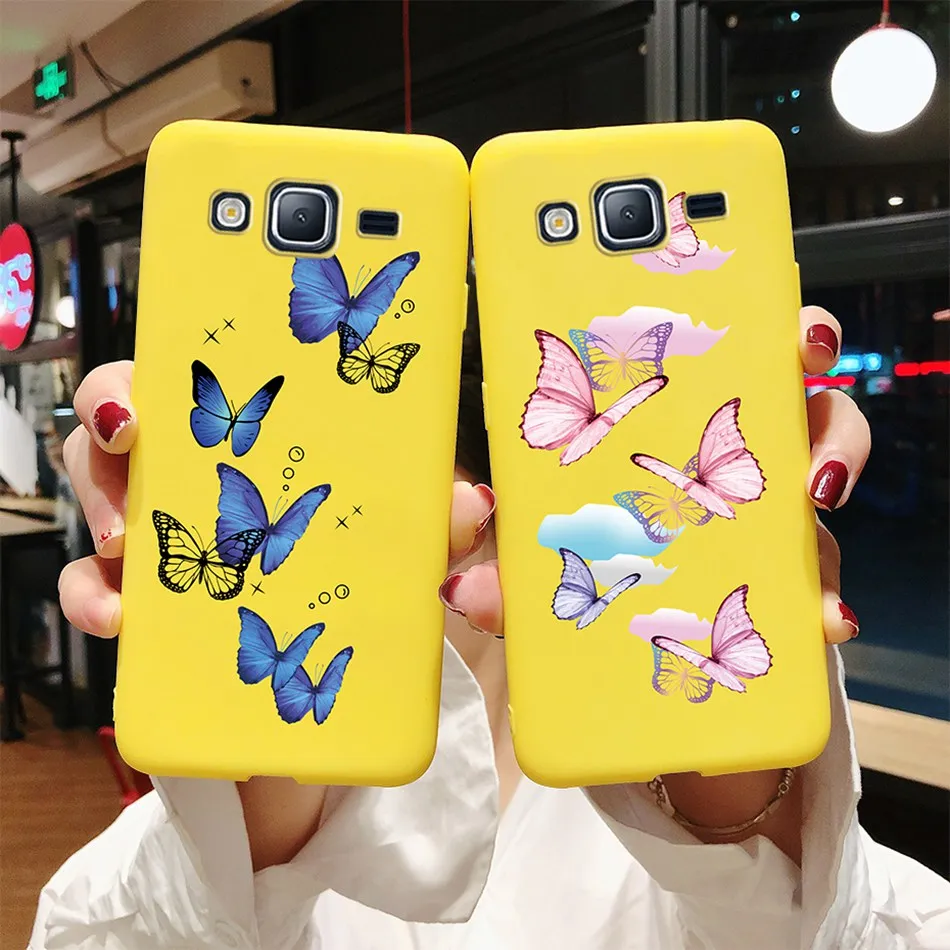 Sunflower Candy Love Heart Silicone Case For Samsung Galaxy Grand Prime Plus G530 G531 J2 Prime SM-G532F Phone Case Coque Fundas