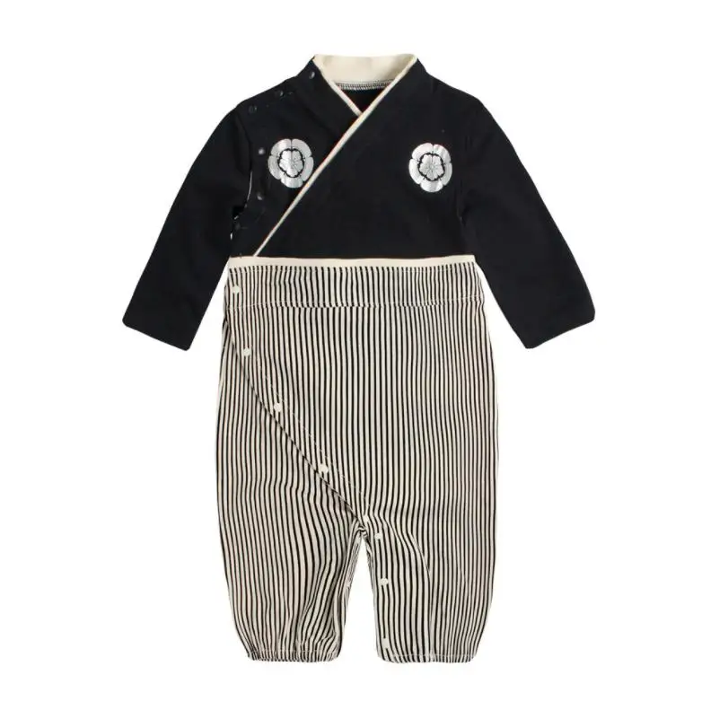 Kimono Newborn Baby Boys Girls Clothes Japanese Style Kids Rompers Pajamas Robes Bathrobe Uniform Clothes Infants costume Y533