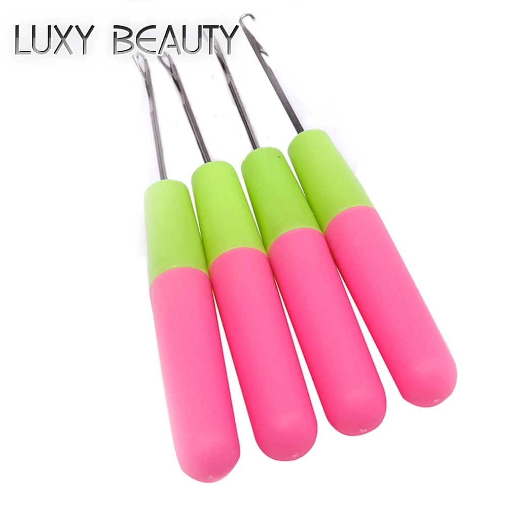 crochet hook needle crochet braids Hair Extension Tools making Wig Hook Needle 5pc Threader Knitting Crochet Needle crochet hook