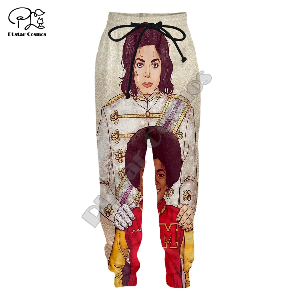 PLstar Cosmos Pop King Singer Musician Michael Jackson Streetwear Sweatpants 3DPrint  Men/Women Joggers Pants Funny Trousers A5