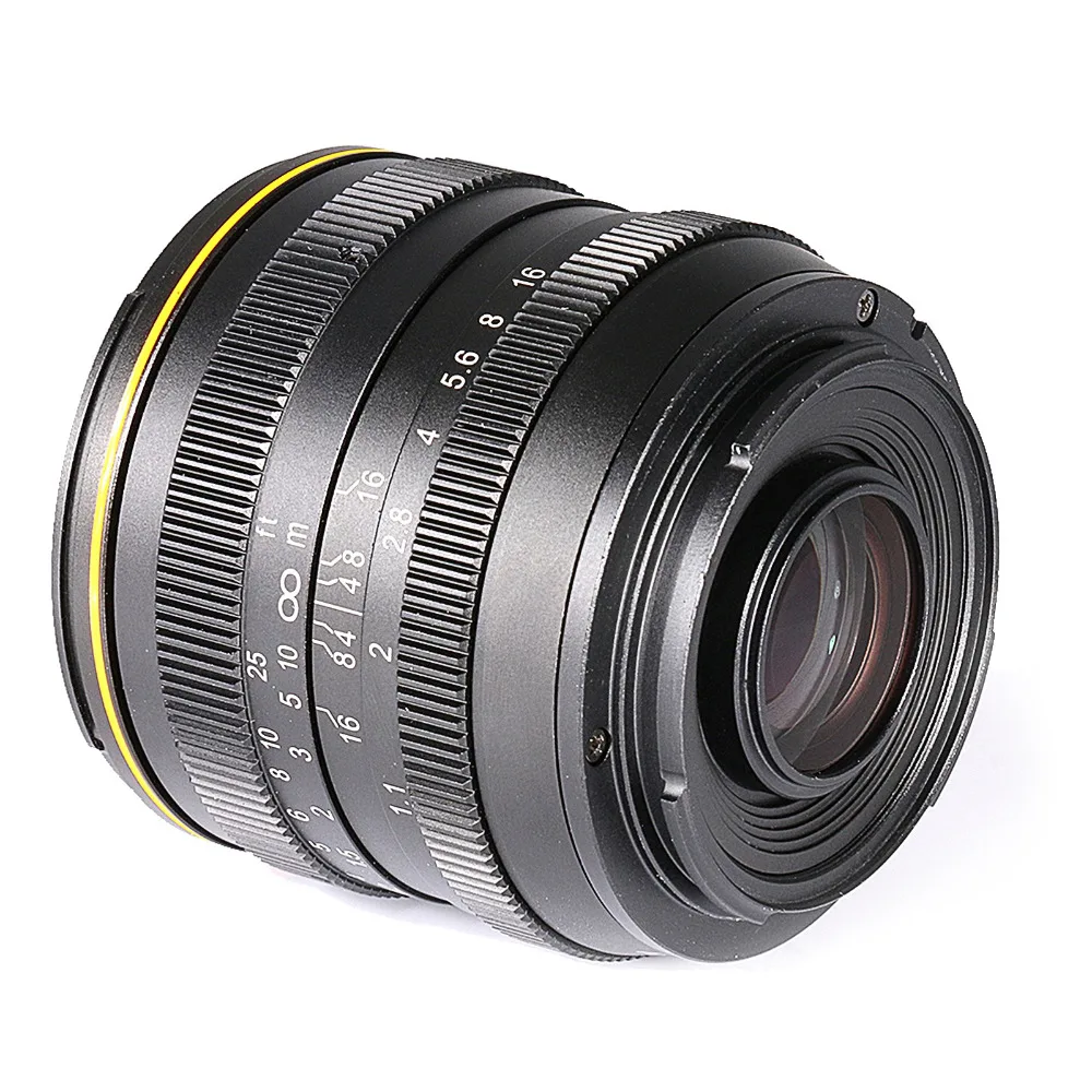 new style Kamlan-50mm F1.1 APS-C Super Large Aperture Manual Focus Lens for Fujifilm FX