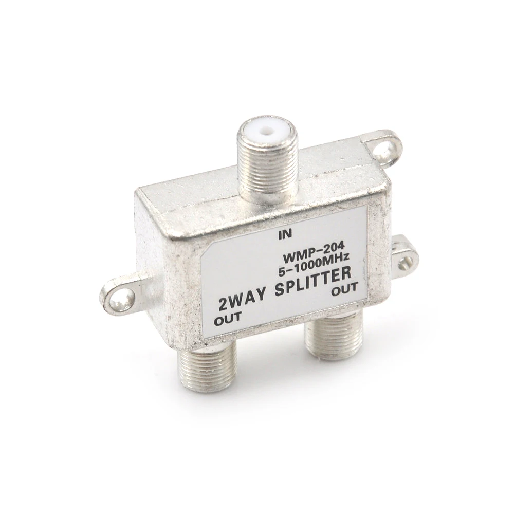 2 Bộ Chia Tín Hiệu Đồng Trục Kết Nối F Truyền Hình Cáp Chuyển Đổi