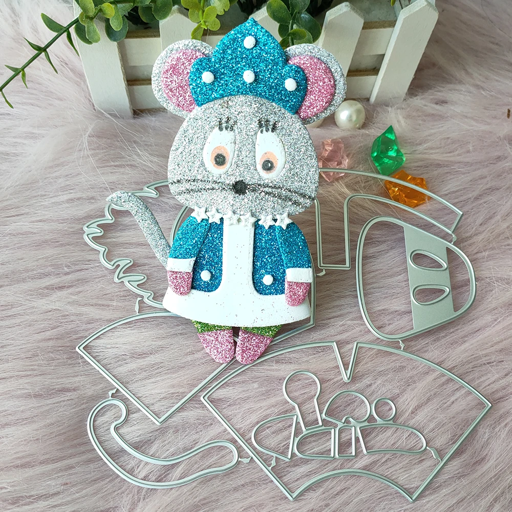 

New Rats metal cutting die mould scrapbook decoration embossed photo album decoration card making DIY handicrafts