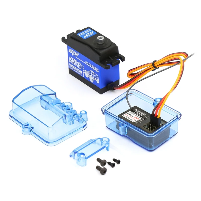 Y1QF Transparent Waterproof ESC Receiver Box Protective Case Cover for RC Boat