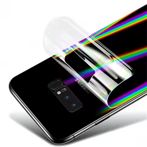 2Pcs Back Aurora Gradient Soft Hydrogel Film For Samsung Note 8 9 20 S9 S10 S20 S21 Plus Ultra Rainbow Screen Protector