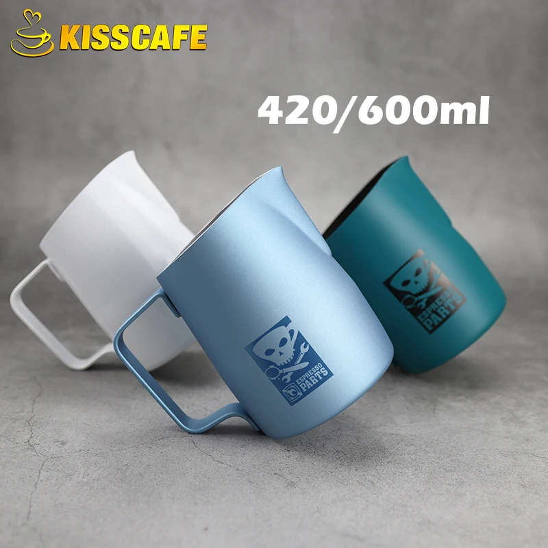 420ML 600ML Milk Frothing Frother Pitcher Stainless Steel Milk Cup Espresso Coffee Barista Craft Latte Cappuccino Coffee Jug