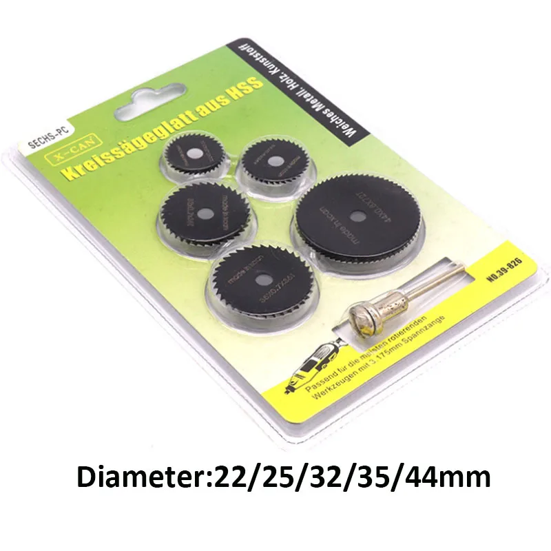 1 set HSS Circular Saw Blade Rotary Tool For Dremel Metal Cutter Power Tool Set Wood Cutting Discs Drill Mandrels