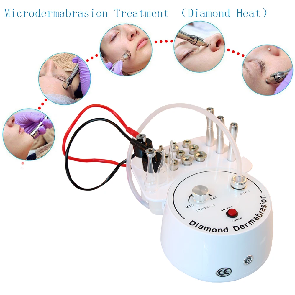 3 in1 Diamond Microdermabrasion Dermabrasion Machine Water Spray Exfoliation Beauty Machine Wrinkle Removal Facial Peeling Tools