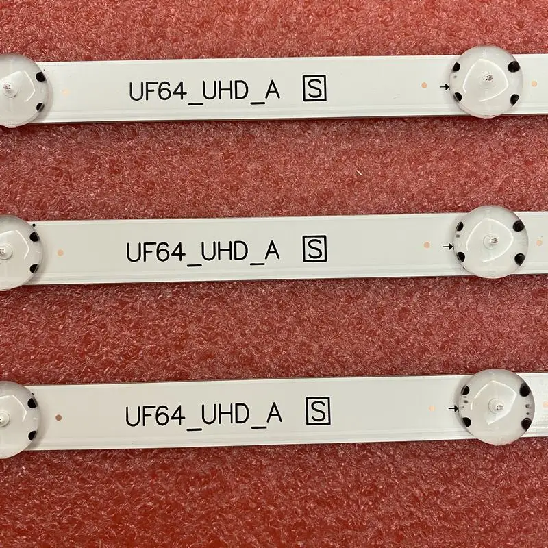 

3pcs 8LED LED backlight strip for TV UF64_UHD_A HC430DGN-SLNX1 43UF6409 43UF6400 43UF640V 43UF6407 43UH610V 43UH619V 43UH603V