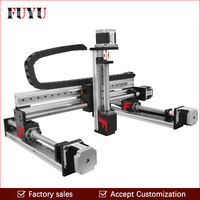 FUYU Gantry Robot XYZ Stage CNC Router Motorized 3 Axis Table Linear Motion Ball Screw Guide Rail With Stepper Motor