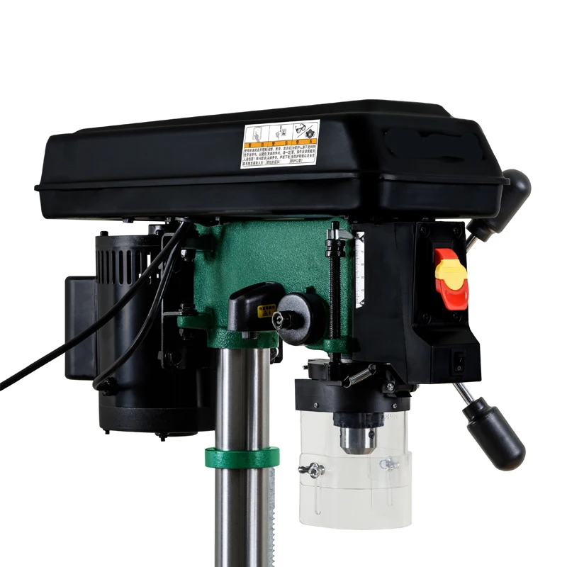 Desktop Bench Drill 10-Inch Speed-Regulating Drilling Machine Woodworking Bench Drill With Laser Positioning Induction Motor