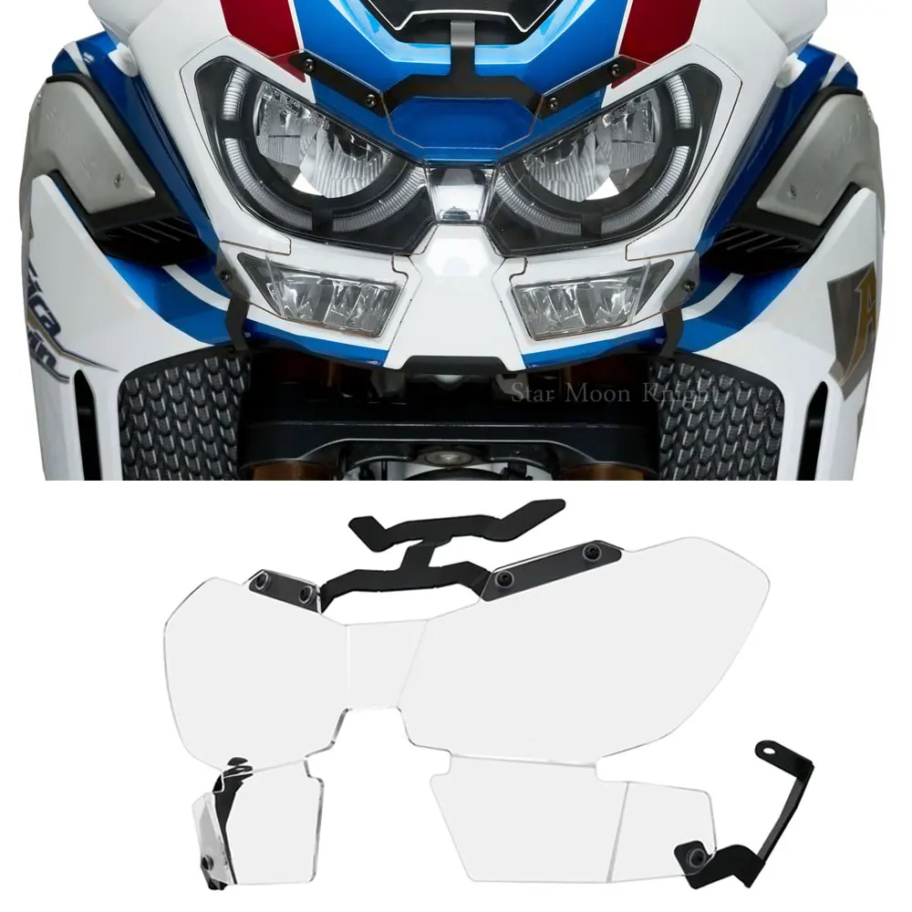 Motorcycle Accessories Headlight Head Light Guard Protector Cover For Honda Africa Twin CRF1100L CRF 1100 L Adventure Sports 20-