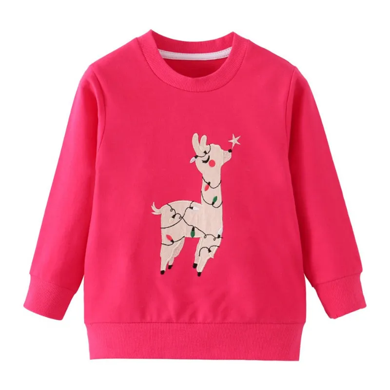 Jumping Meters New Arrival Boys Girls Sweatshirts Cotton Dinosaurs Print Hot Selling Children's Clothes Kids Hoodies Tops