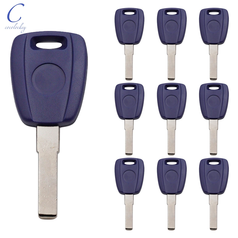 

Cocolockey Car Transponder Chip Key Shell No Chip FOR Fiat Bravo Punto Ducato Daily Stilo1998-2005 Key SIP22 Uncut Blade 10pcs