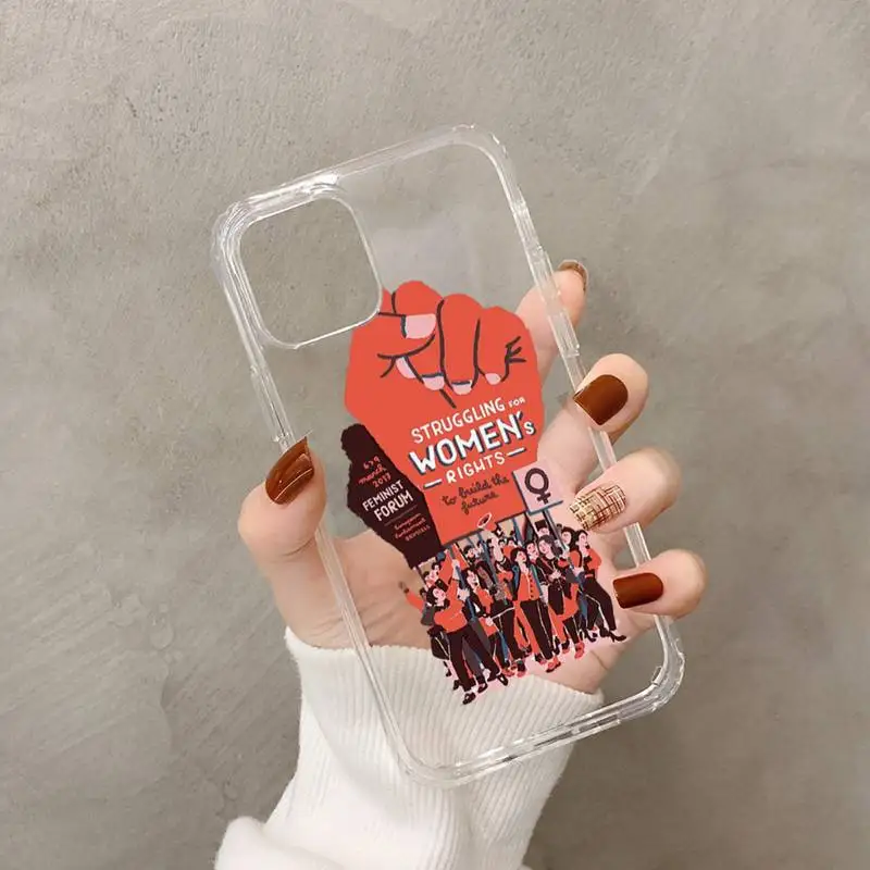 Feminist Feminism Aesthetics Girl Power Phone Case for iPhone 11 12 13 mini pro XS MAX 8 7 6 6S Plus X 5S SE 2020 XR case