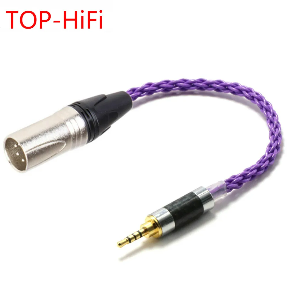 

TOP-HiFi 10cm 2.5mm TRRS Balanced Male to 4-Pin XLR Balanced Male Audio Adapter Cable For AK240 AK380 AK320 DP-X1