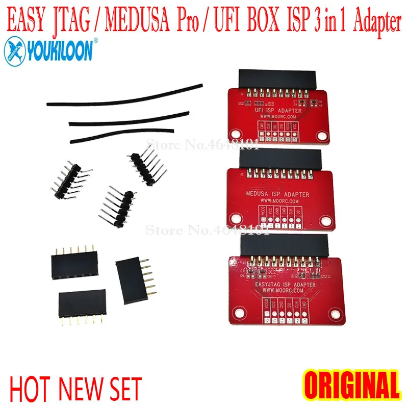 MOORC ISP Adapter Full Set, for Z3x Easy Jtag Plus,UFI Box, Medusa box