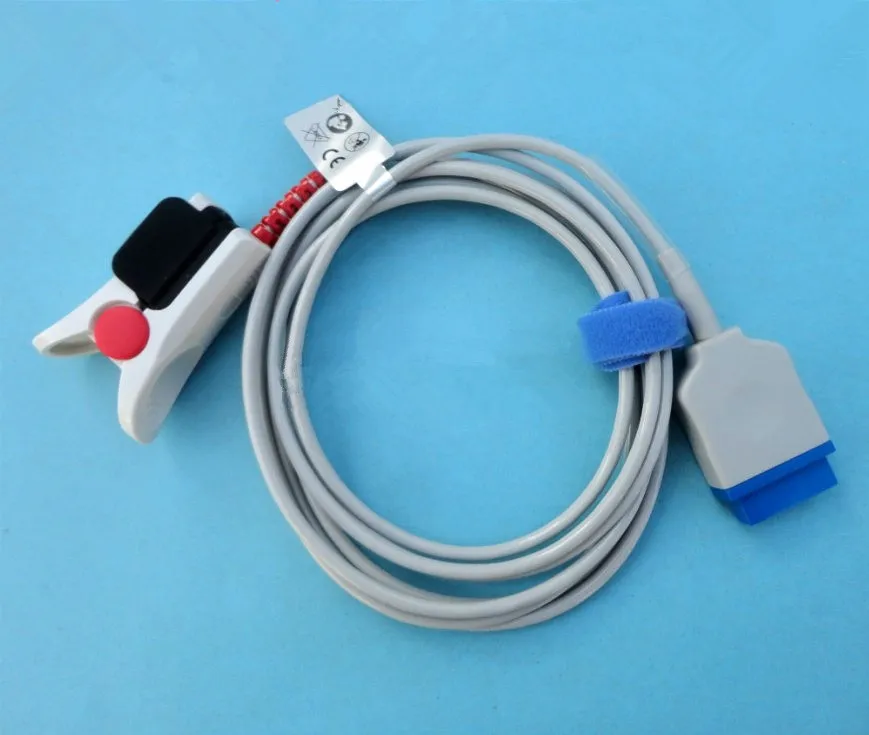 

Adult finger clip blood oxygen probe Spo2 probe for OHMEDA monitor and GE B20 B30 B40 B105 S/5 B650 ECG monitor